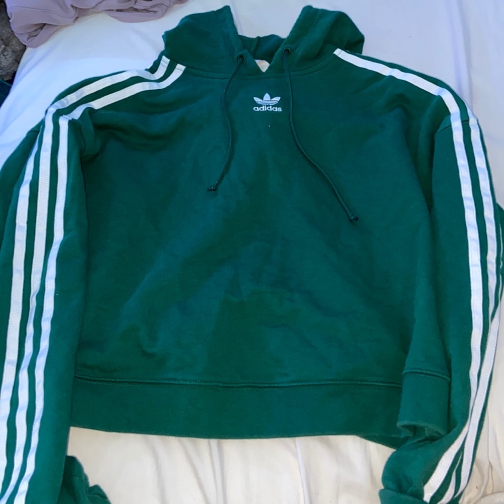 Cropped adidas hoodie
